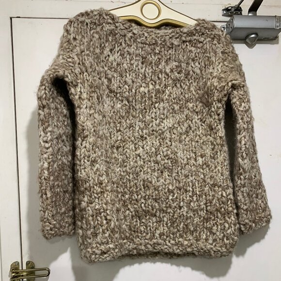 HAND-KNIT SOFT CHUNKY WOOL SWEATERS SIZE S - Picture 3 of 10